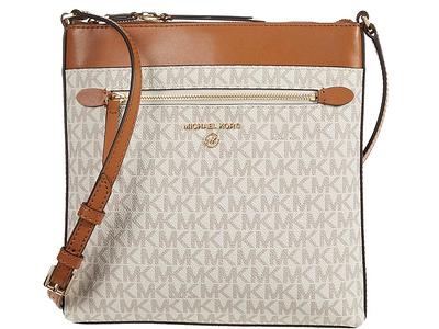 Michael Michael Kors Vanilla/Acorn Jet Set East West Top Zip Tote Bag