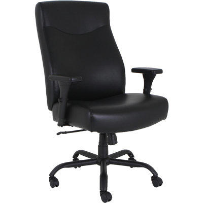 Staples Lockland Ergonomic Leather Managers Big & Tall Chair, 400