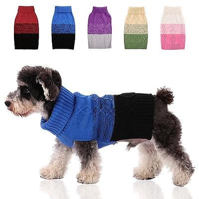 OUOBOB XSmall Dog Sweaters, Small Dog Sweaters, Dog Sweaters for Small Dogs  Girls Boys, Stretchy Turtleneck Pullover Puppy Sweaters, Sweater Small Dog,  Doggie Sweaters Teacup, Yorkie, Chihuahua XS - Yahoo Shopping