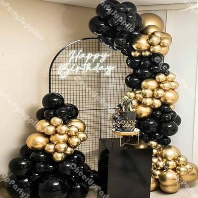 126Pcs Matte Black White Balloon Garland Arch Kit Baby Shower Decoration Wedding  Supplies Anniversary Birthday Party Baptism - Yahoo Shopping