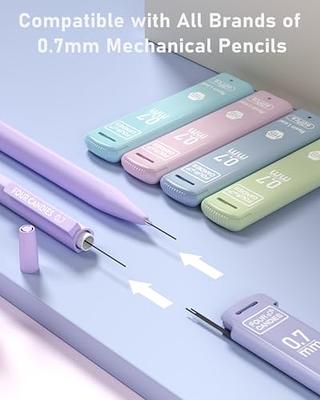 Four Candies 0.7mm Mechanical Pencil Set with Case - 4PCS Metal Mechanical