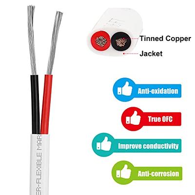 Matugajp 10 Gauge Marine Grade Primary Wire Tinned Copper Boat Cable, 50  feet 10 AWG Standard OFC Oxygen Free Copper Wire for Marine Automotive Boat  RV Camper Trailer Outdoor Red - Yahoo Shopping
