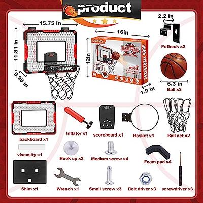 Indoor Mini Basketball Hoop Set For Kids Basketball Hoop For Door With Ball