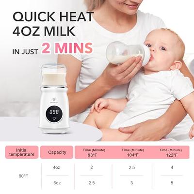 Momcozy Cordless Portable Baby Bottle Warmer for Travel