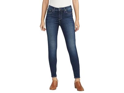 Silver Jeans Co. Infinite Fit Mid-Rise Skinny Jeans L87103INF487 (Indigo) Women's  Jeans - Yahoo Shopping