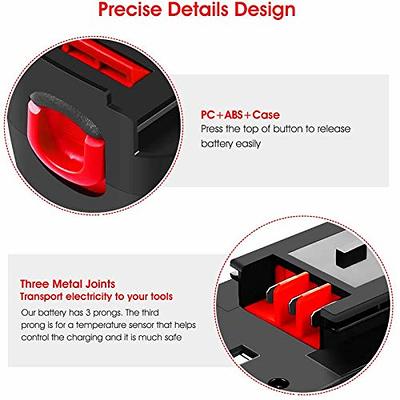 2 Packs 4.0Ah Ni-Mh 18 Volt HPB18 Battery and Charger Compatible