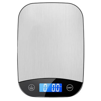Kitchen Scale, Max 7lb Small Digital Kitchen Scale Weight Grams and oz for  Cooking Baking, Food Scale 1g/0.1oz Precise Graduation, Stainless Steel  Scale - Yahoo Shopping