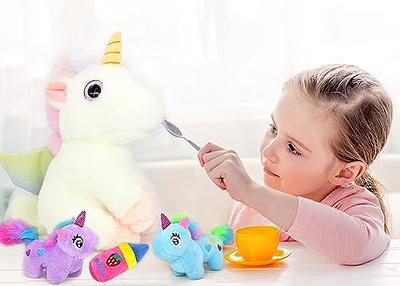 FUNCREVITY Unicorns Gifts for Girls Unicorn Stuffed Animals Unicorn Plush  Toys Mommy Unicorn with 4 Babies Valentines Christmas Birthday Gifts for