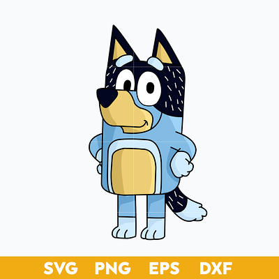 Bingo Bluey Dog SVG, Bluey SVG, Cartoon SVG PNG DXF EPS File - Inspire  Uplift