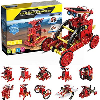 Solar Robots Toy, 190 Pcs Stem Science Project Kit 12 in 1, Kids