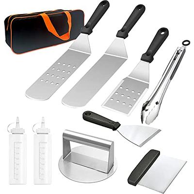 AEEKEL Blackstone Griddle Accessories Kit, 24pcs Flat Top Grill Accessories  Kit for Camp Chef, Professional BBQ Grilling Accessories Set with Grill  Press, Enlarged Spatula, and More Griddle Tools - Yahoo Shopping