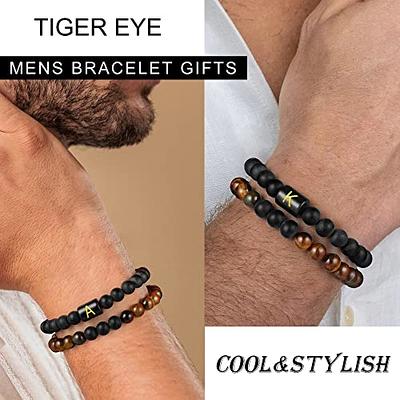 Men's Bracelet Set - Men's Beaded Bracelet - Men's Jewelry - Men's Gift