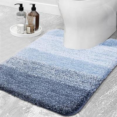 OLANLY Luxury Bathroom Rug Mat 24x16, Extra Soft and Absorbent Microfiber  Bath Rugs, Non-Slip Plush Shaggy Bath Carpet, Machine Wash Dry, Bath Mats  for Bathroom Floor, Tub and Shower, Black - Yahoo