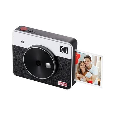  KODAK Mini 2 Retro 4PASS Portable Photo Printer (2.1x3.4  inches) + 68 Sheets Bundle, White : Electronics