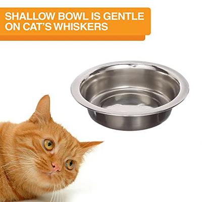 Petmate Easy Reach Elevated Stainless Steel Dog and Cat Feeder and