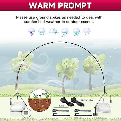 Balloon Arch Kit - Free Bending Shape,Balloon Column Stand Independent  Suspended Standing, Water-Filled Base-Base Balloon Clips Pump Knotter-Ideal  for