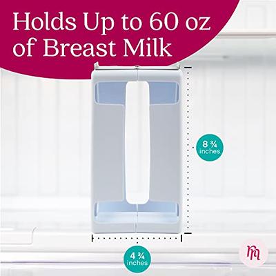 Priver Breast Milk Storage Organizer: Efficient Freeze-Flat Solution for  Breastfeeding Moms – Breast Pump Accessory & Breast Milk Freezer Bags 