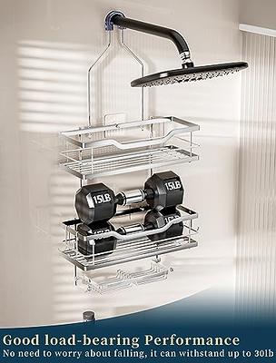 Consumest 4 Tier Over The Door Shower Caddy with Soap Holder