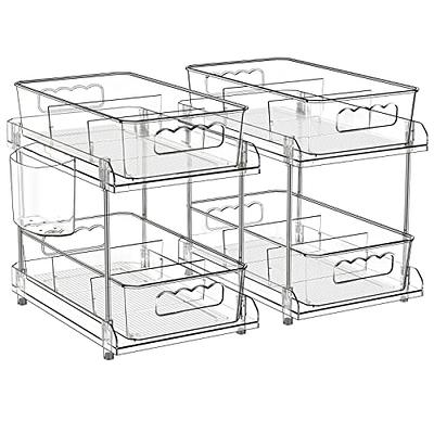 Ryhpez Under Sink Organizers and Storage, 2-Tier Cabinet Organizer Storage  with Sliding Baskets Drawer for Kitchen Bathroom (Black) - Yahoo Shopping