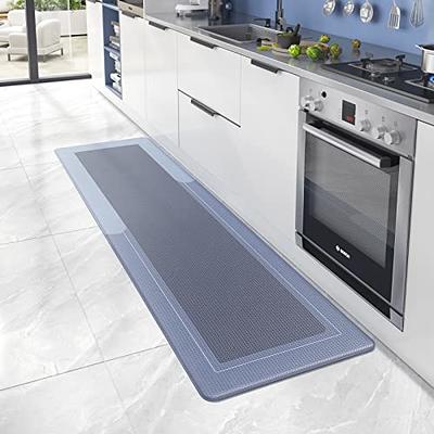 WISELIFE Kitchen Mat Cushioned Anti Fatigue Floor Mat,17.3x39, Thick Non  Slip Waterproof Kitchen Rugs and Mats,Heavy Duty PVC Foam Standing Mat for