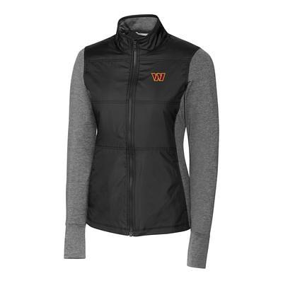 Women's Cutter & Buck Gray Louisville Cardinals Vault Rainier PrimaLoft Eco  Insulated Full-Zip Puffer Jacket