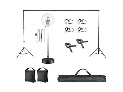 VEVOR 8 ft. x 8 ft. Display Backdrop Banner Adjustable Height and Width  Portable Banner Stand for Photography, Arbor DM-ABSZSJ00000001V0 - The Home  Depot