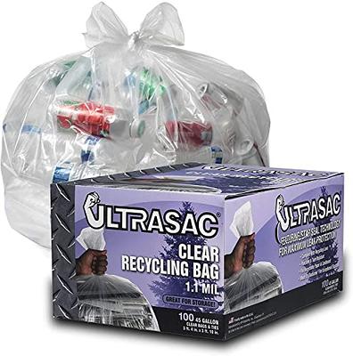 Ultrasac heavy duty large blue recycling bags by ultrasac - 33 gallon