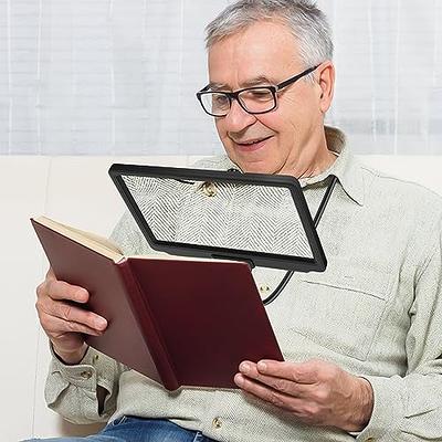 Hands Free Magnifying Glass For Close Work, 5x Neck Wear Large Magnifying  Glass For Reading Books, Sewing, Cross Stitching, Aging Eyes For Low Vision  Elderly - Temu Mexico