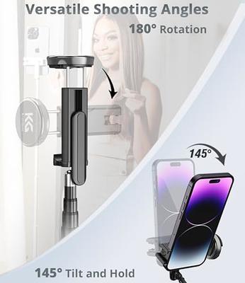 62 Phone Tripod & Selfie Stick, Extendable Cell Phone Tripod