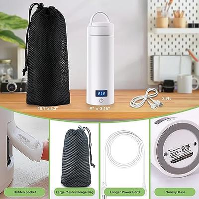 TYEMUI Portable Electric Kettle 500ml Water Boiler for Travel, Small  Electric Tea Kettle, Stainless Steel Hot Water Kettle Thermos with 4 Temperature  Control, Auto Shut-Off - Yahoo Shopping