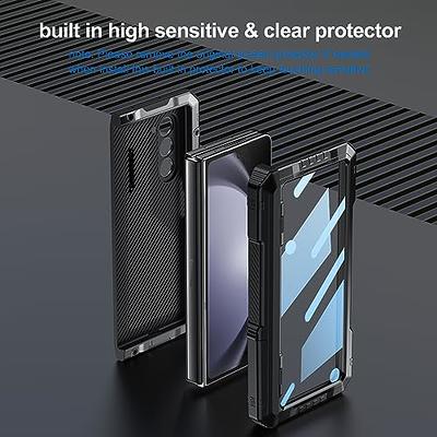 For Samsung Galaxy Z Fold 5 Rugged Case with Metal Cover Stand