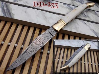 NedFoss Griffin Damascus Pocket Knife, VG10 Damascus Steel Blade