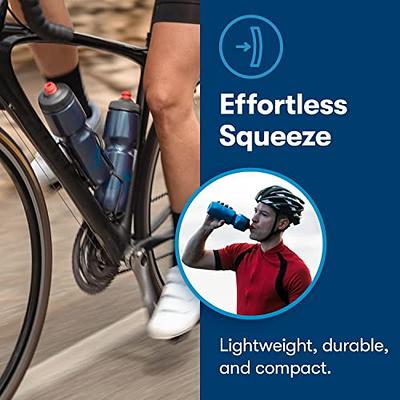 BPA-Free Racing Bottle - High Flow Squeeze - Self-Sealing Nozzle