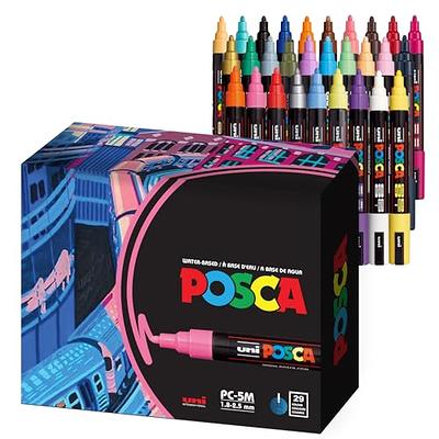 Posca Marker 7M in Black, Posca Pens for Art Supplies, School Supplies,  Rock Art, Fabric Paint, Fabric Markers, Paint Pen, Art Markers, Posca Paint  Markers - Yahoo Shopping