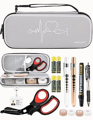 YINKE 16PCS Stethoscope Case Kit Include Nurse Accessories for Work,  Perfect Nurse Gift Stethoscope Holder for Nurse Include Medical Scissors,  Penlights, AAA Batteries, Bandage Wraps, Badge Holders - Yahoo Shopping