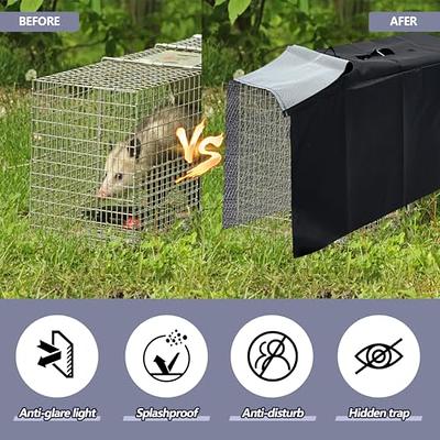 Cisvio 2-Piece Reusable Humane Mouse Trap Live Catch and Release Mouse Cage Animal Pest Rodent Hamster Capture Trap