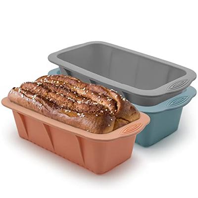 Wilton 191003131 Recipe Right Steel 4-Compartment Non-Stick Mini Loaf Pan -  5 3/4 x 3 x 2 1/8 Cavities