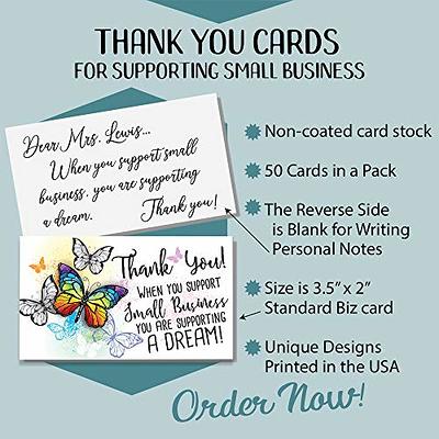  Assorted Thank You Note Cards - Blank Thank You Money and Gift  Card Holders - Set of 8 : Office Products