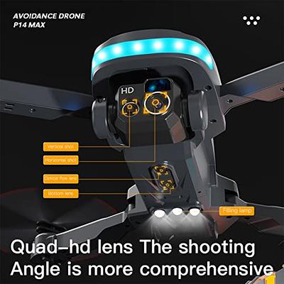 Drones with Camera for Adults 4K, WiFi FPV Foldable Rc Drone Quadcopter  with Real-Time Transmission, Headless Mode, Auto Return, Altitude Hold  Mode