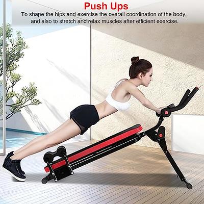  BODY RHYTHM Ab Workout Machine with LCD Monitor for Home Gym,foldable  Sit-Up Bench, Full Body Exercise Equipment for Leg,Thighs,Buttocks,Rodeo,Sit-up  Exercise. : Sports & Outdoors