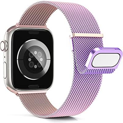 Starlight Milanese Mesh Loop Band Apple Watch Ultra 38 40 41mm 42 44 45  49mm Magnetic Clasp Mesh Bracelet Iwatch Series 9 8 7 6 5 4 3 2 1 SE 