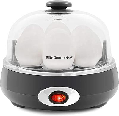 Electric Egg Cooker with Egg Piercer, Rapid Egg Boiler with Auto Shut Off  for Hard Boiled Eggs, Perfect for Quick Breakfast; Poached Eggs, Scrambled  Eggs, Omelets (White) - Yahoo Shopping