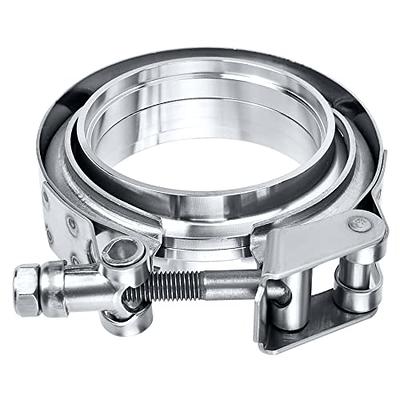 SYKRSS 3.0 Inch V Band Clamp with Flange Male Female Universal 304