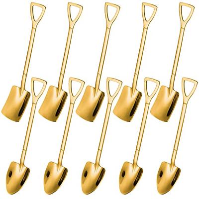 6pcs Coffee Stirring Spoons, 6.1in Ice Cream Tasting Spoon