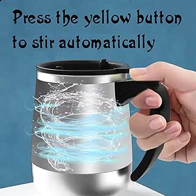 Electric Magnetic Stirring Coffee Mug, Electric Mixing Mug, Automatic Funny  Self Mixing Cup, Stainless Steel Travel Cup For Chocolate, Milk, Tea,  Office, Home, Kitchen