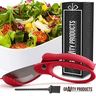 Salad Chopper, Double Blade Long Lasting Sharp Salad Cutting