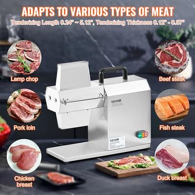 Meat Tenderizer Mallet Stainless Steel, Premium Meat Hammer Tenderizer,  Kitchen Meat Mallet for Chicken, Conch, Veal Cutlets, Beef & Steak, Meat