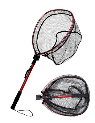 YVLEEN Floating Fishing Net - Folding Fishing Landing Net with Rubber  Coating Mesh for Easy Fish Catch and Release, Fishing Net for Freshwater  and Saltwater - Yahoo Shopping