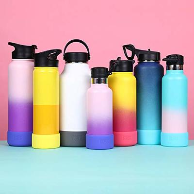 Protective Silicone Bottle Boot/Sleeve Hydro Vacuum Flask Compatible, BPA  Free Anti-Slip Bottom Cover Cap Stainless Steel Water Bottle, Dishwasher  Safe (Teal, 32 and 40 oz) 