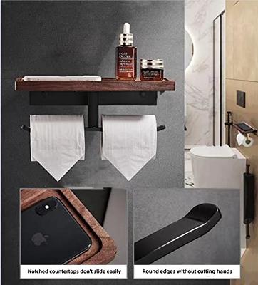 1pc Bathroom Wall Mounted Storage Shelf For Toilet Paper & Tissue Box, With  Storage Space